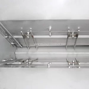 Alimentadores de cerdo de guardería de acero inoxidable