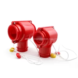 Outlets de alimentación de cerdo de plástico