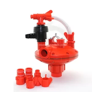 Regulator ciśnienia w układzie wodnym dla drobiu