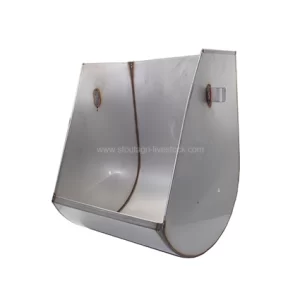 Alimentador de cerda soldada de acero inoxidable