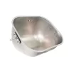 Comederos de cerda de acero inoxidable para cajas de parto