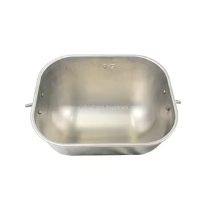 Comederos de cerda de acero inoxidable para cajas de parto