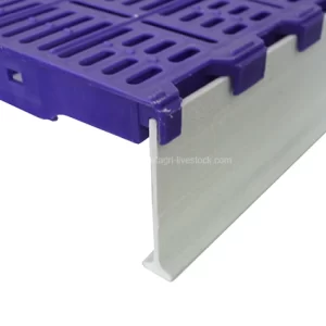 Vigas de soporte T-perfil para listones de cerdo