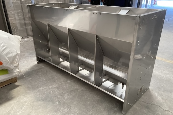 Dry - Wet Double - sided Feeder for Fattening Pigs