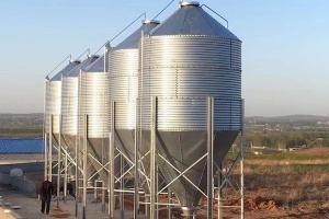 Galvanized Steel Feed Silos