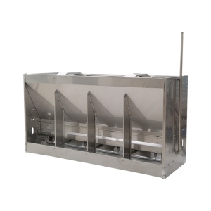 مغذيات رطبة/جافة من الفولاذ المقاوم للصدأ لتجهيز الخنازير