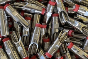 Abbeveratoi per capezzoli per suini in acciaio inossidabile